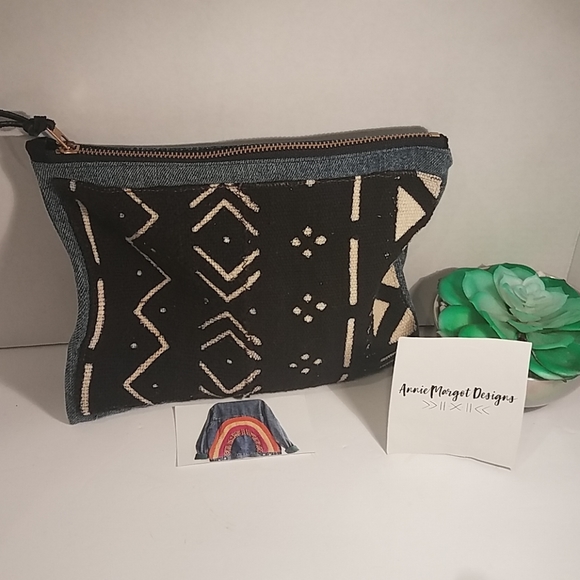 Annie Margot Designs Handbags - Annie Margot Designs Denim Clutch